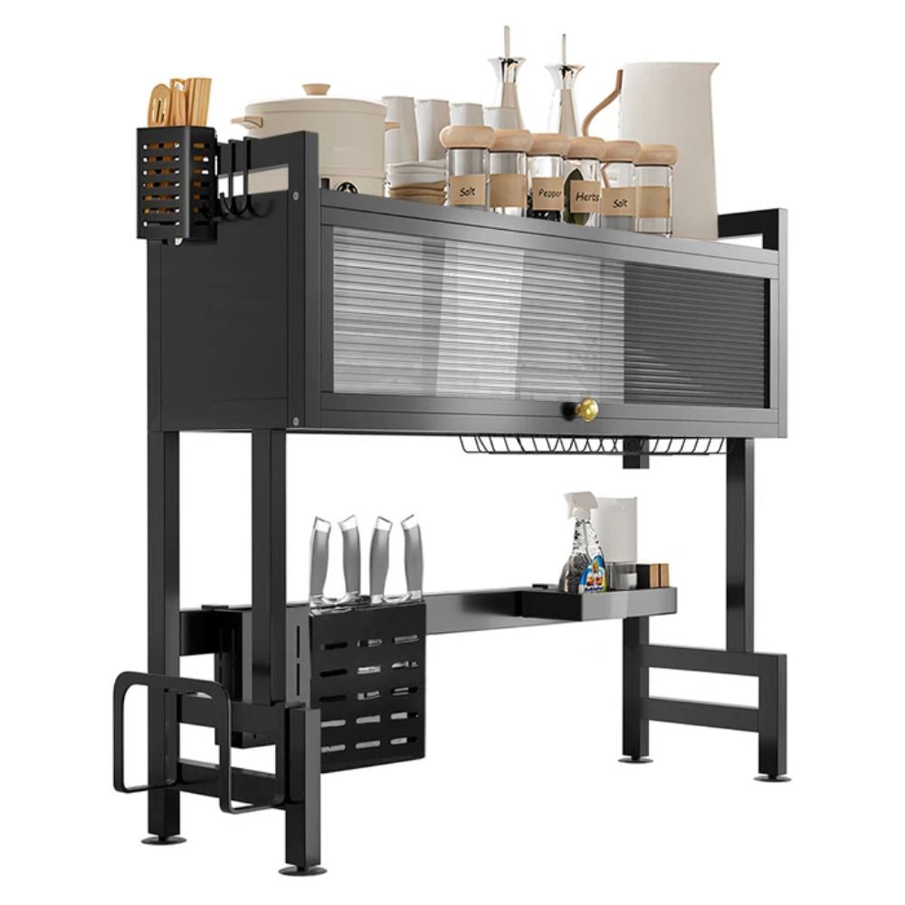 Organizador Escorredor Decoteam 2 Prateleiras 85x28x80 Organizador Escorredor Decoteam 2 Prateleiras 85x28x80